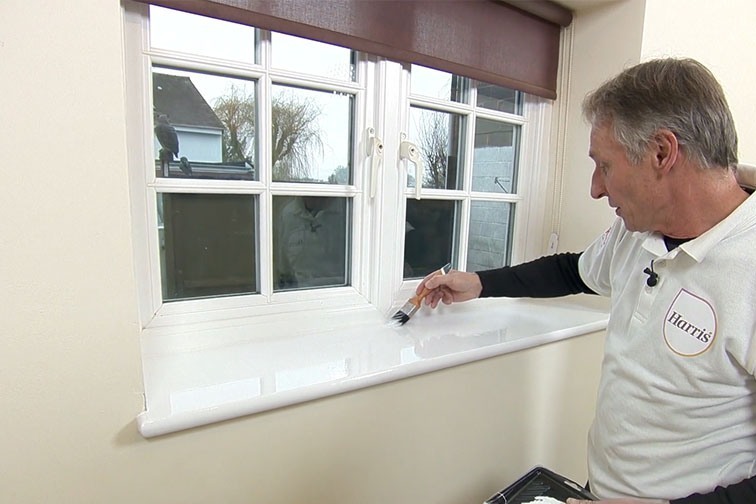 How To Paint A Window Sill Harris - How To Paint Bathroom Window Sill